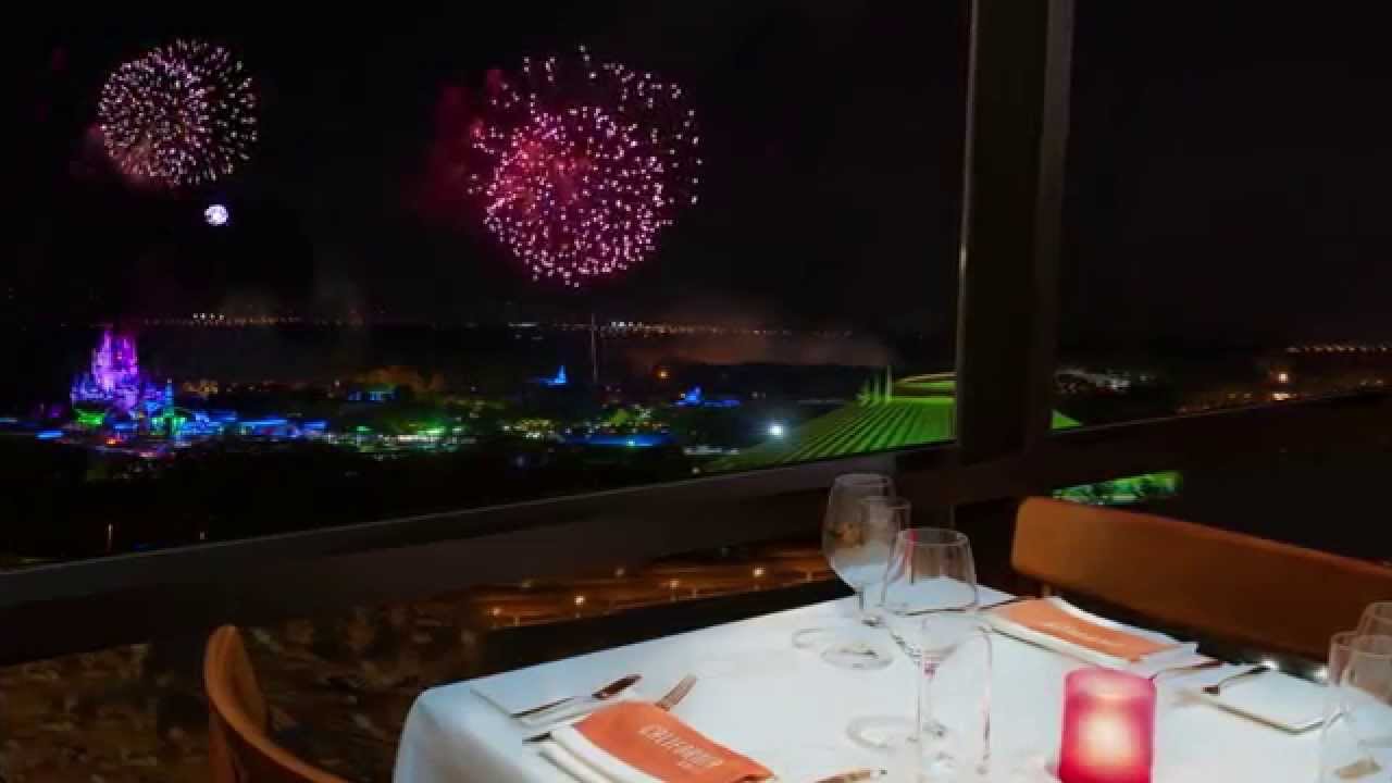 There's a great view of fireworks at the California Grill