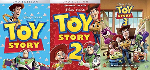 Toy Story 1, 2 & 3