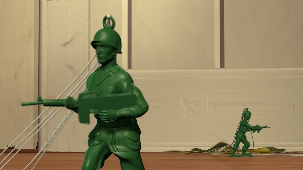 Green Army men