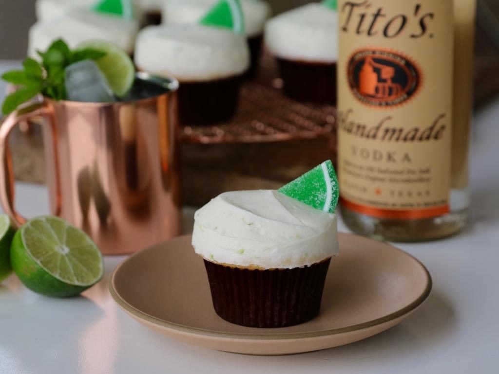 Moscow Mule cupcake