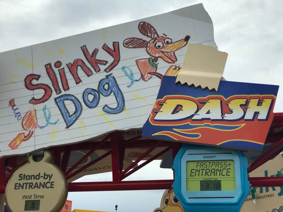 Slinky Dog Dash Sign