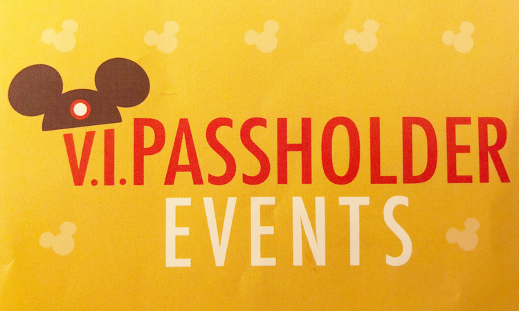 VIP Passholder Events