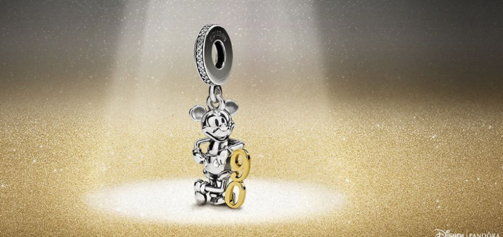 Mickey's 90th anniversay Pandora charm