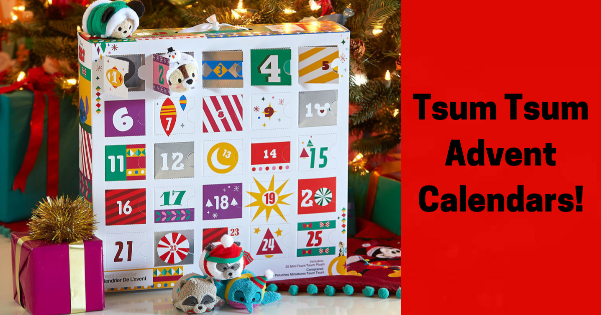 tsum tsum advent calendar plush 2018