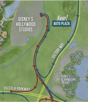 new entrance to Hollywood Studios