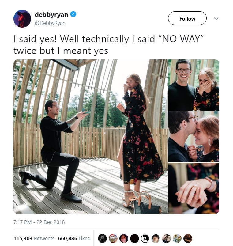 Debby Ryan gets engaged