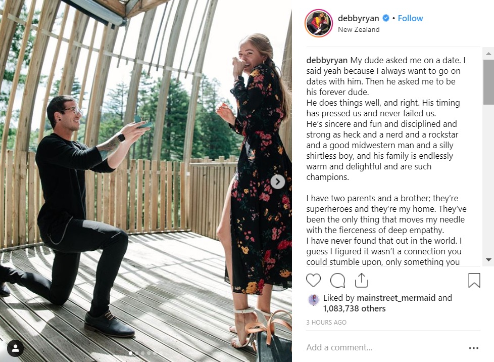 Debby Ryan is engaged