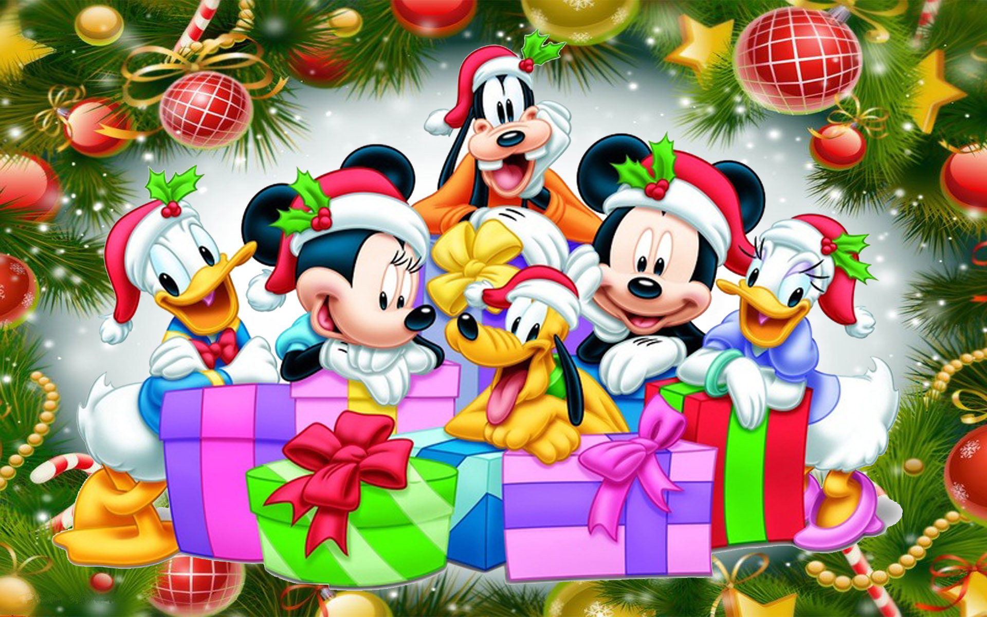 Walt Disney Wallpapers The Disney Gang Christmas Walt - vrogue.co