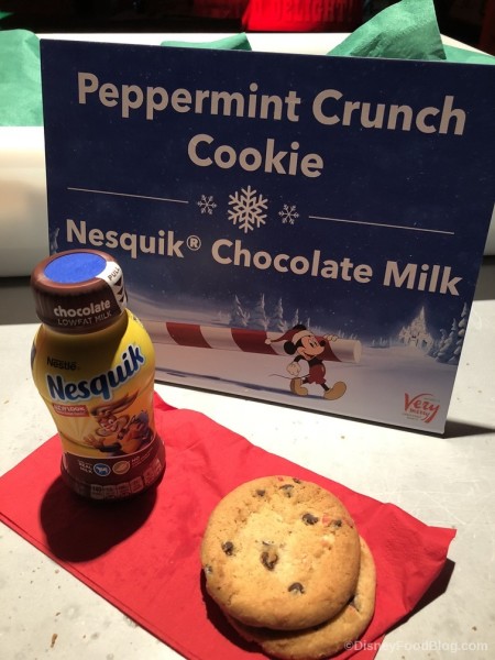 Peppermint Crunch cookie Disney