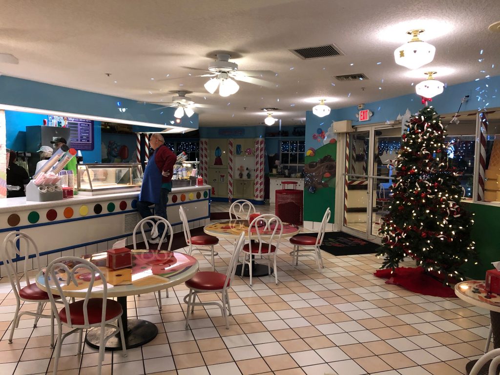 The now-closed Ice Cream Palace. 