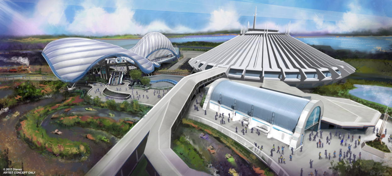 Construction Update For New Tron Attraction