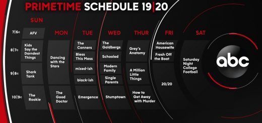 ABC Prime Time Schedule