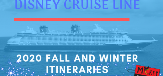 Disney Cruise Line Fall 2020