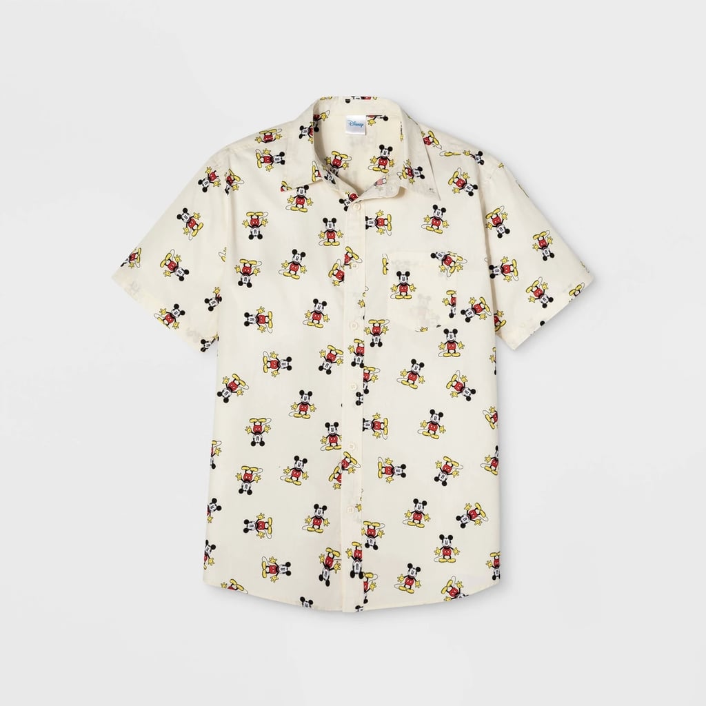 Mickey Mouse Button Down
