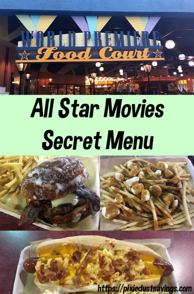 Secret menu World Premiere Food Court