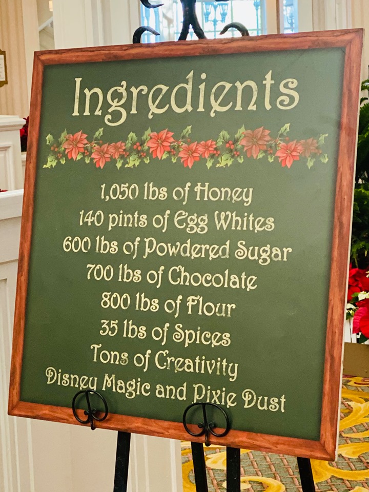 Grand Floridian Gingerbread house