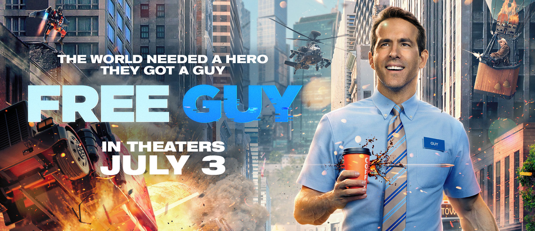 Ryan Reynolds Is Free Guy: New Trailer & Poster Released - MickeyBlog.com