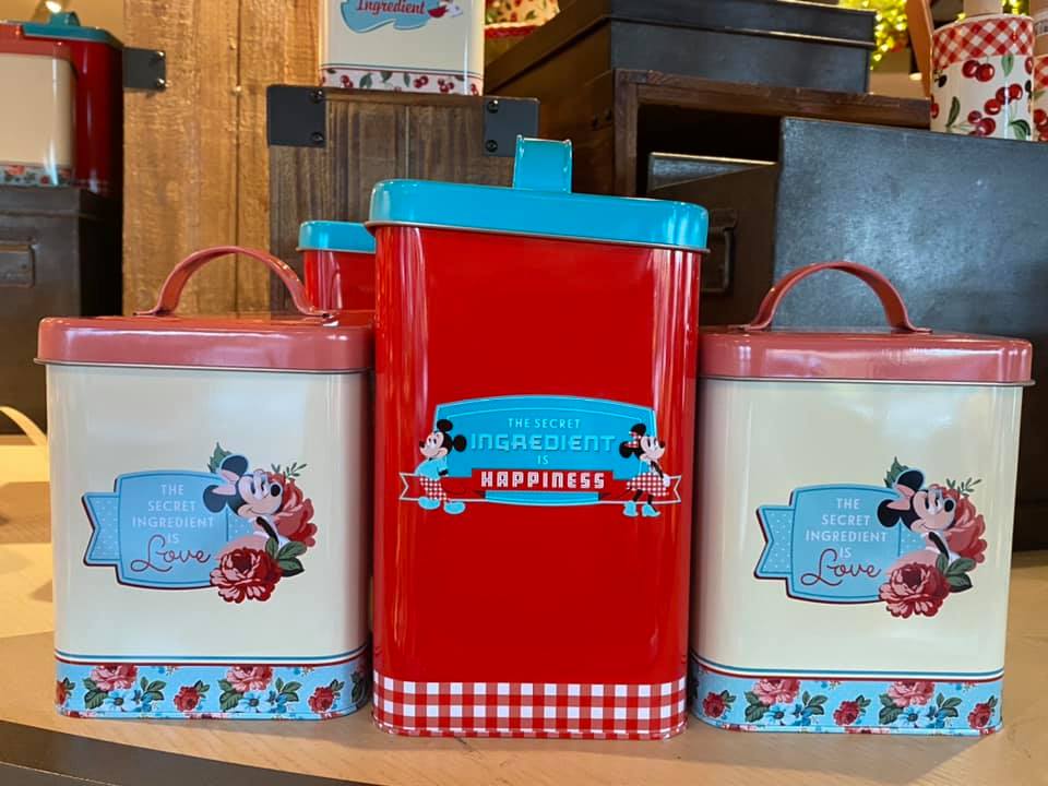 Disney Kitchen Canister Set - Mickey and Minnie Mouse - Retro