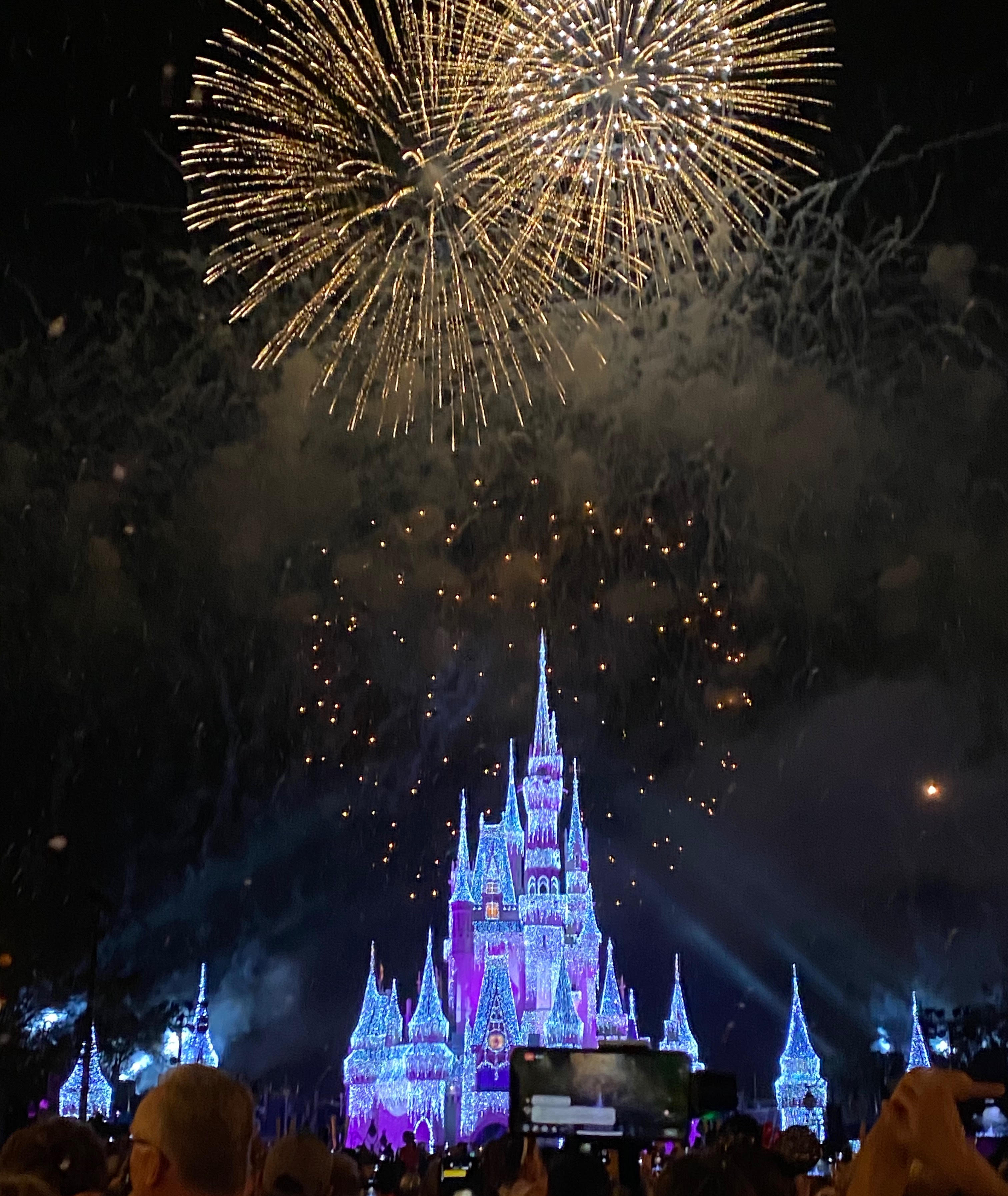 Magic Kingdom's New Year's Eve Fireworks Are Spectacular
