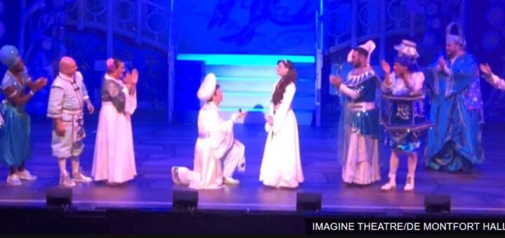 Aladdin proposes to Jasmine
