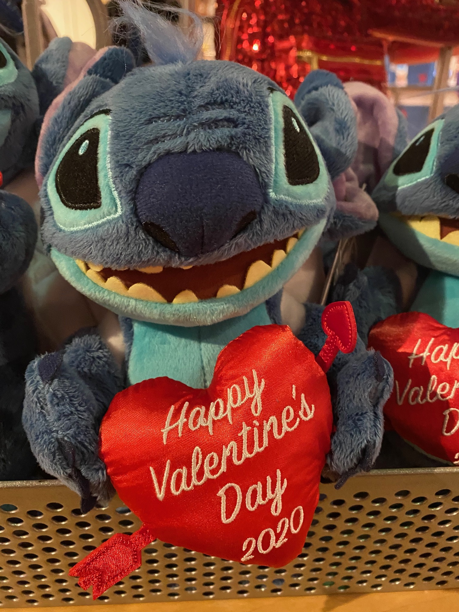stitch valentines day plush