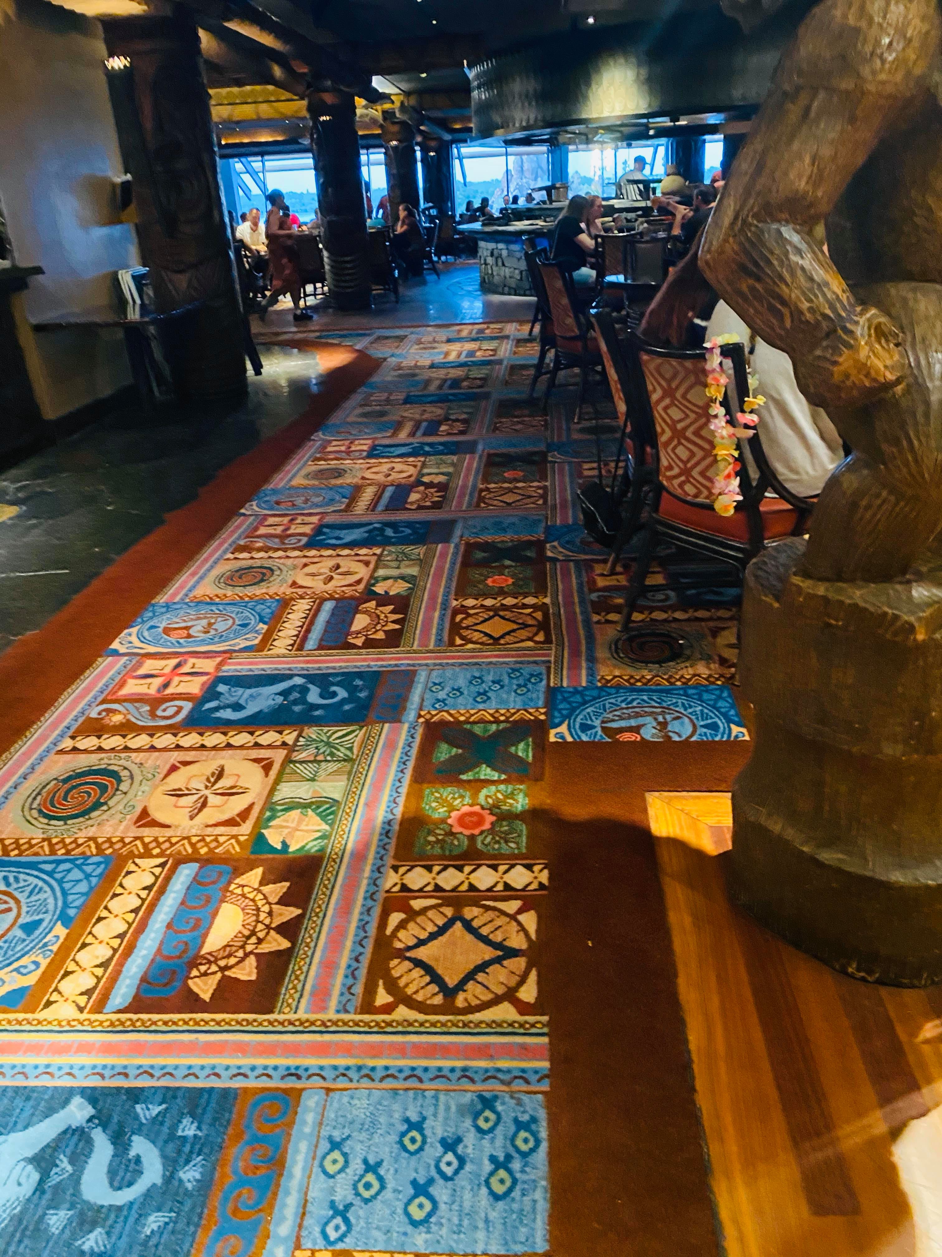 Moana Inspired Carpet at 'Ohana