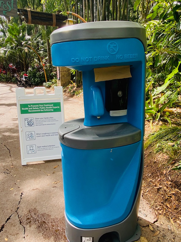 Portable Hand Washing Stations At Disney World
