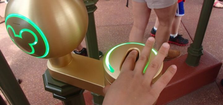 Disney finger scan