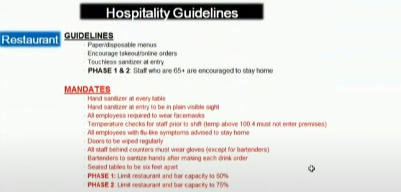 Hospitality Guidelines