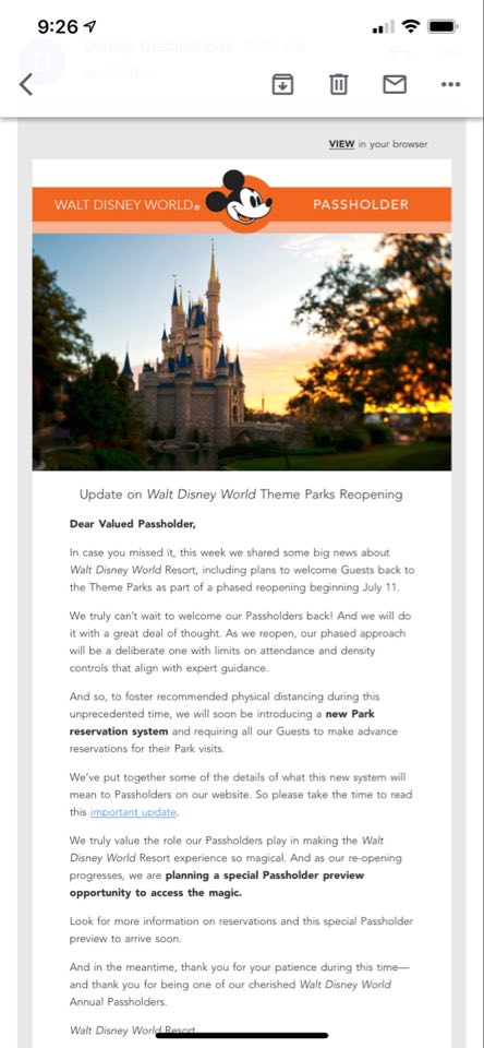 Introducing the Disney Park Pass System for Reserving Theme Park Visits to  Walt Disney World Resort