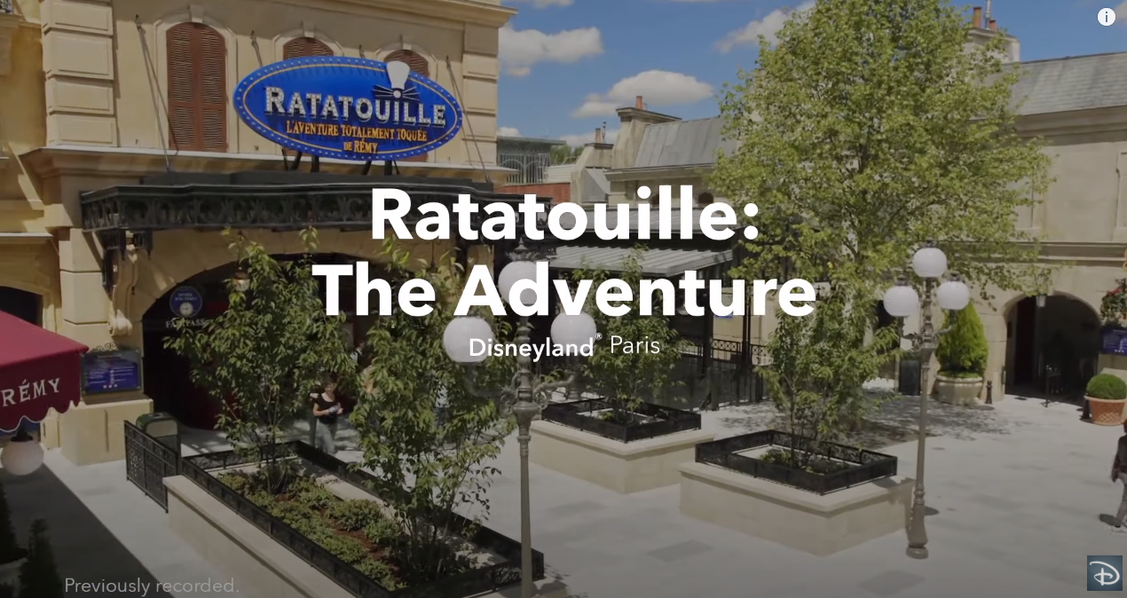 Remy's Ratouille Opening Date