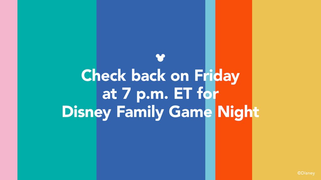 Disney Game Night Disney World