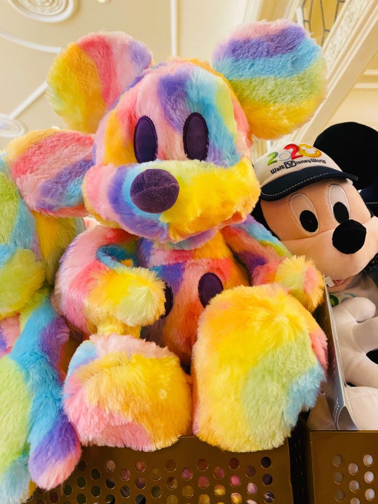 Add A Big Splash Of Color To Your Mickey Collection With This Tie-Dye Plush  