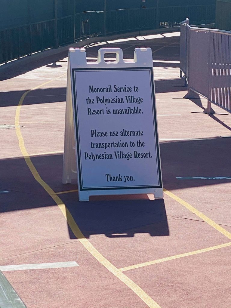 Monorail Signage