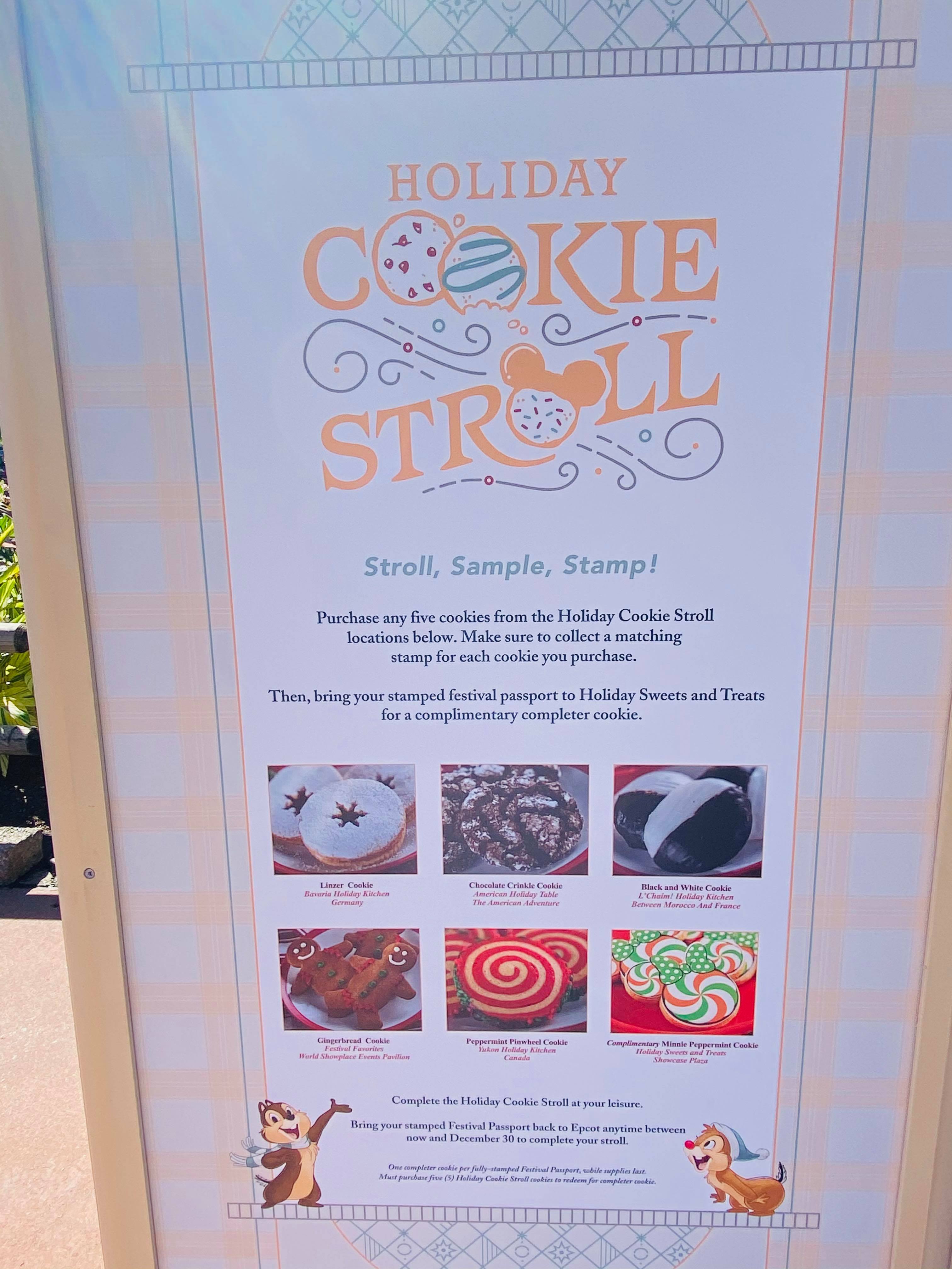 Holiday Cookie Stroll is Back AT Epcot for the Festival of the Holidays