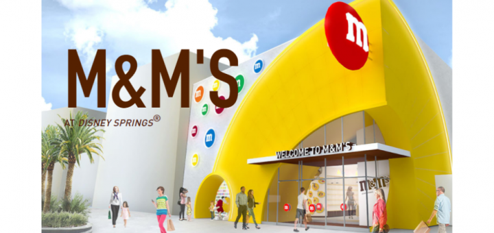 Wall of M&Ms at the new M&M store : r/WaltDisneyWorld