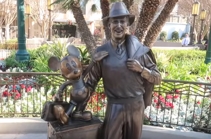 Walt Disney, Statue, Mickey Mouse