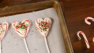 Candy Cane Cake Pops