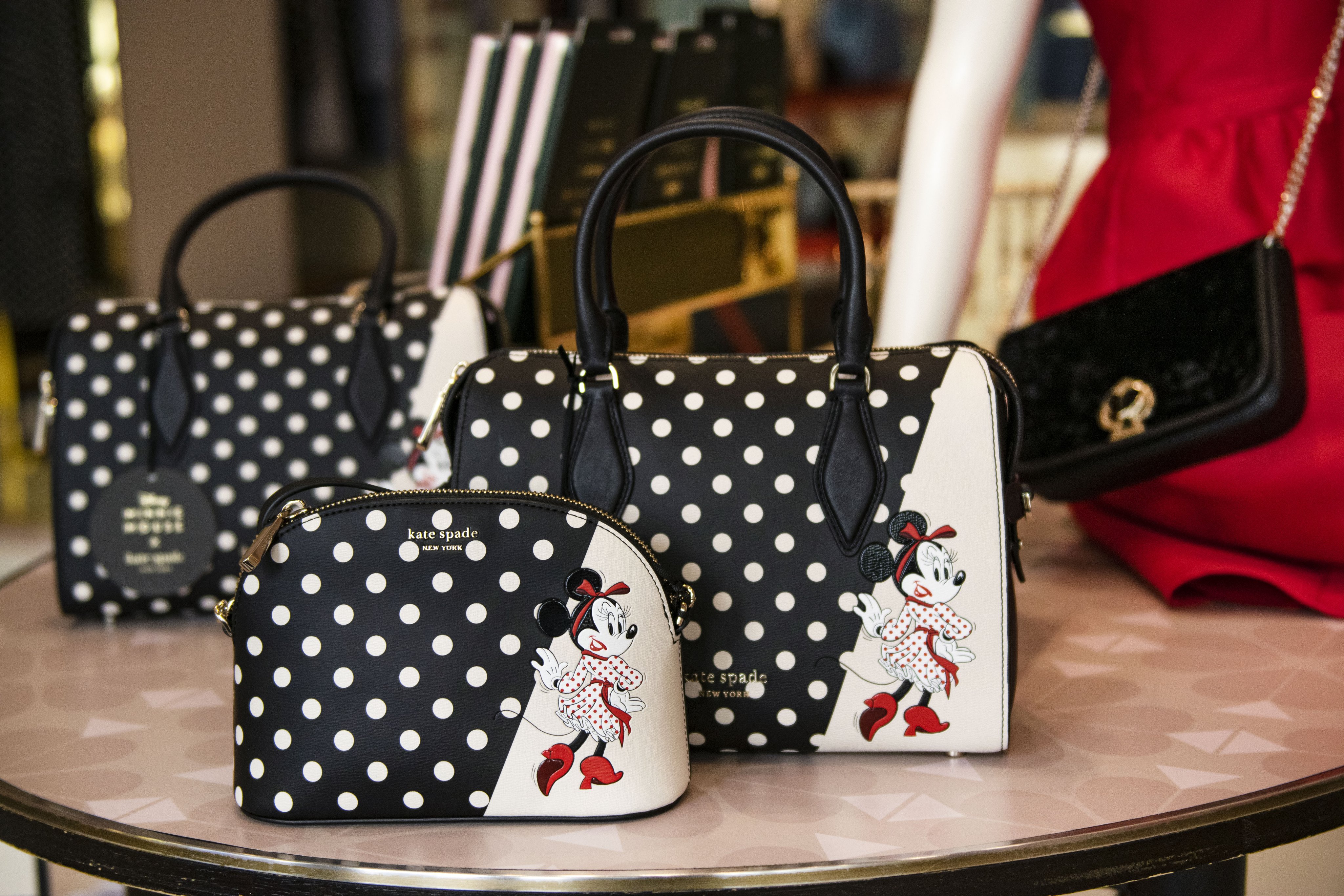 Kate Spade Minnie Mouse Wallet Crossbody Bag Disney Parks