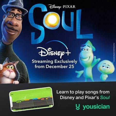 Yousician Pixar's Soul