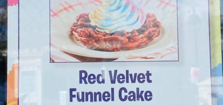 Red Velvet Funnel Cake