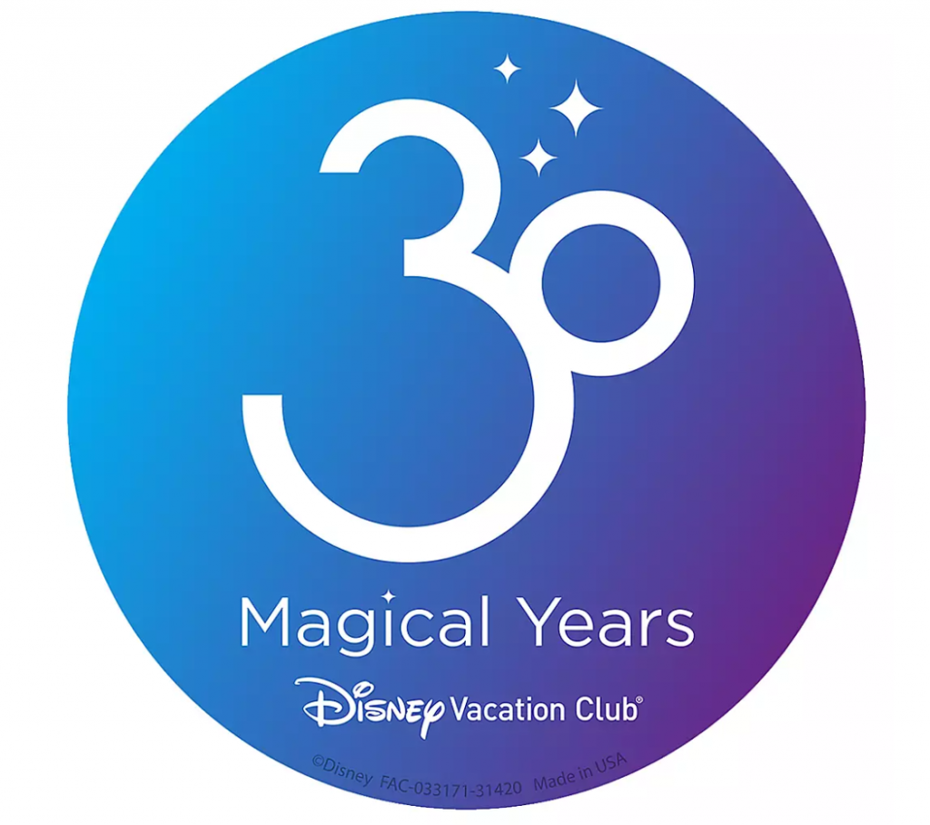 Disney Vacation Club 30th Anniversary Merchandise Now