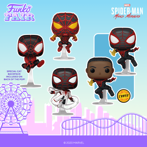 Funko POP! Games - Spider-Man (Miles Morales) - Crimson Cowl Suit
