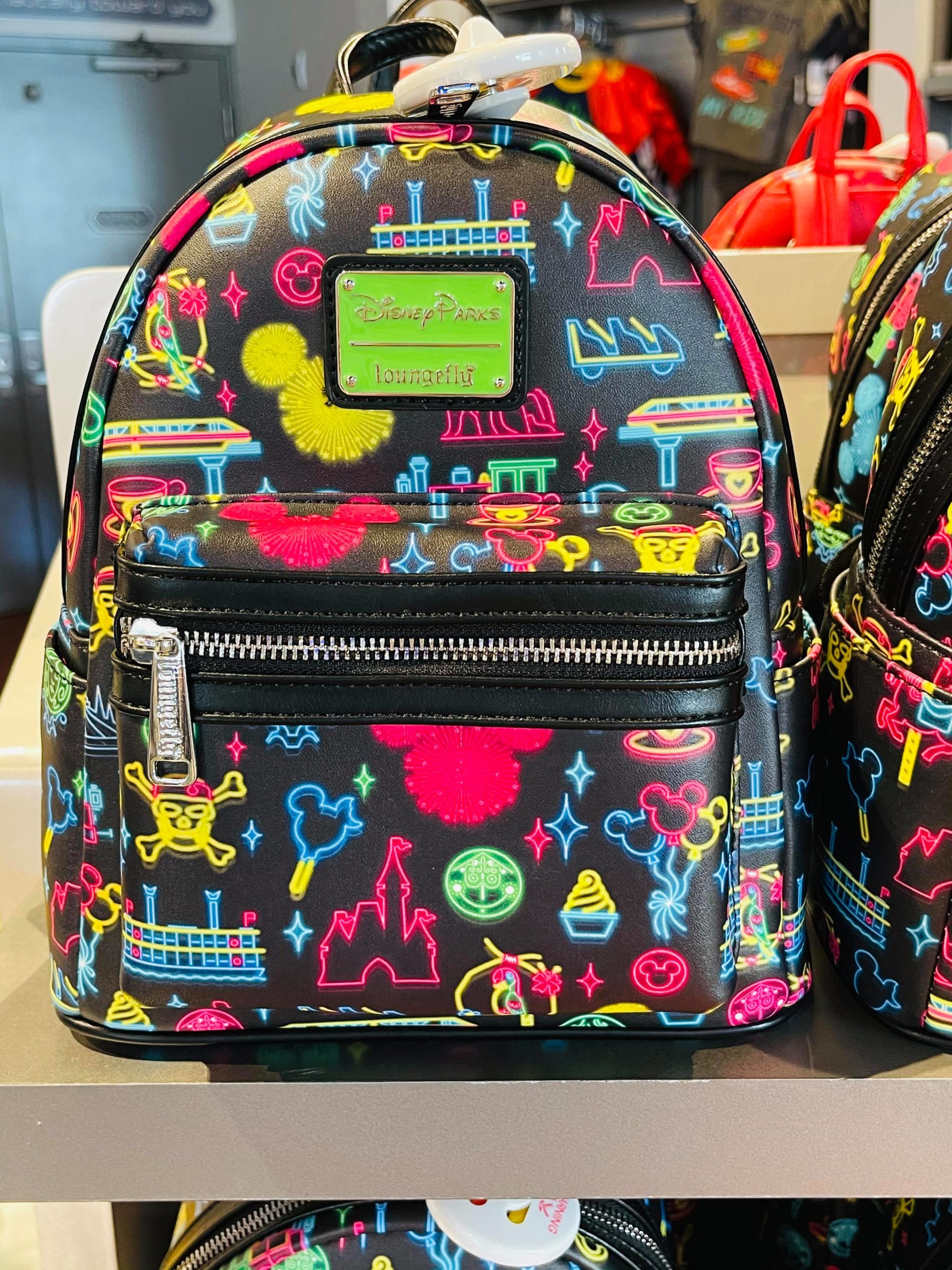 This Stylish Loungefly Mini Backpack Is a Neon Dream - MickeyBlog.com