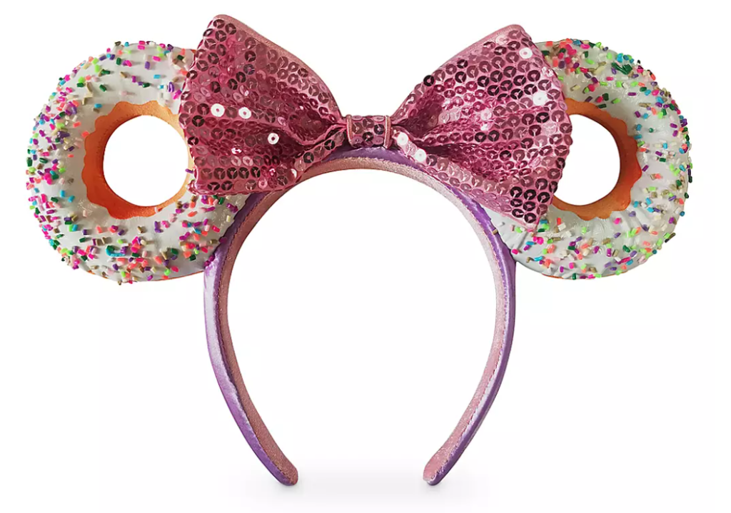 Tokyo Disney Hairband Headband Flower Rose Pink 2021 IN Hand !