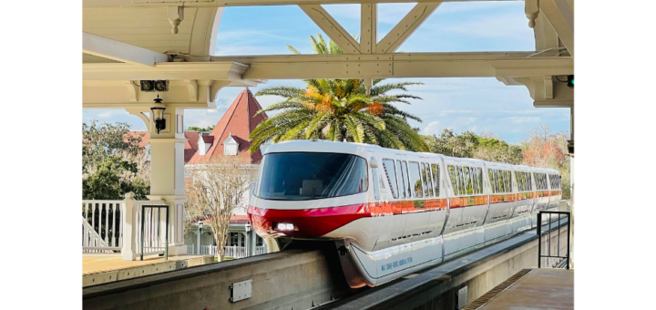 Disney Red Monorail