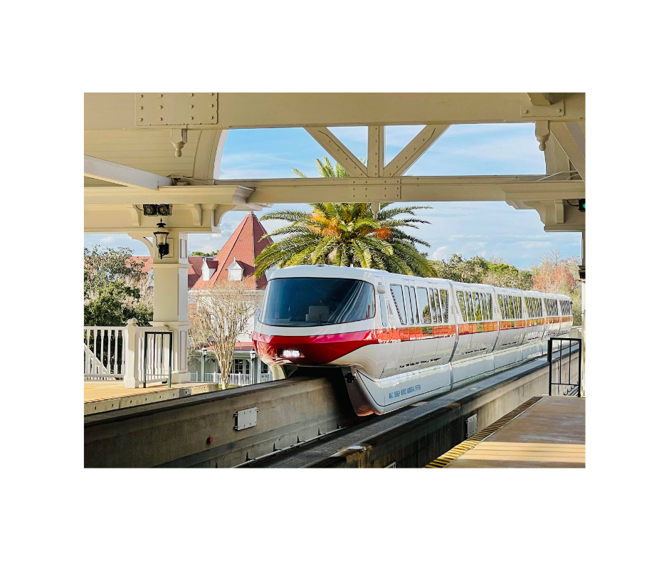 Disney Red Monorail