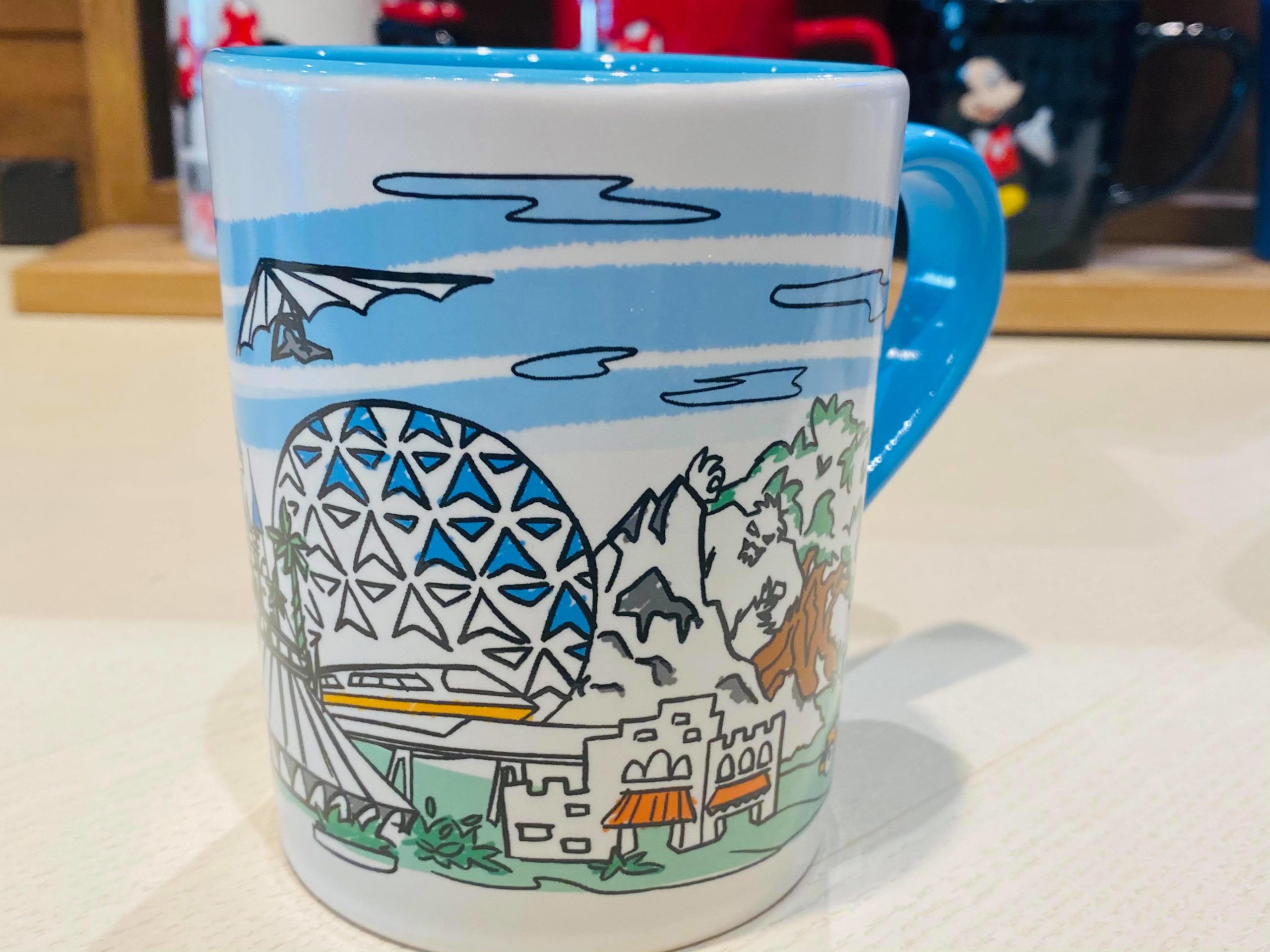 Disney Coffee Mug - Walt Disney World Attractions Skylines