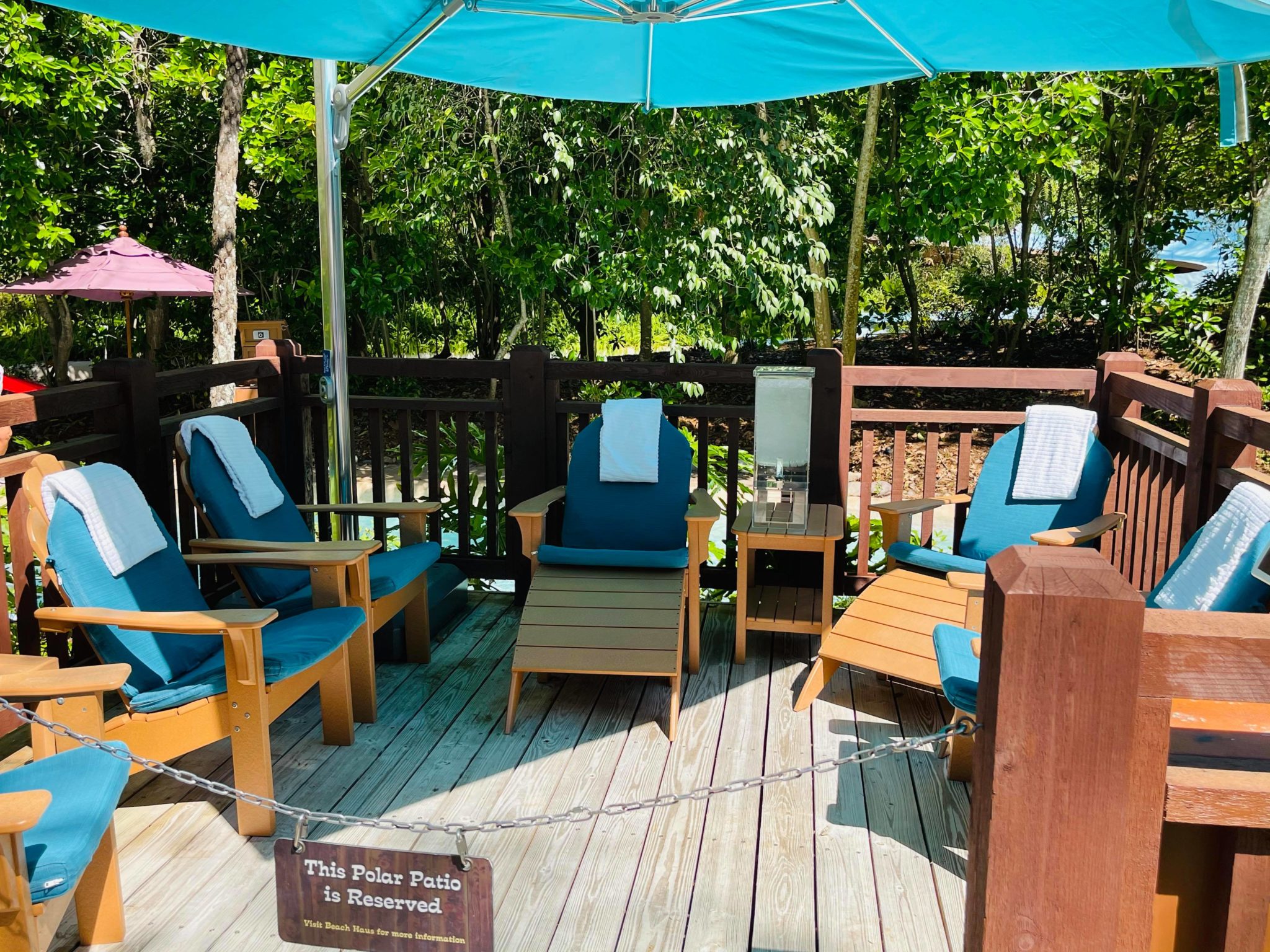 Private Cabanas at Disney's Blizzard Beach Water park