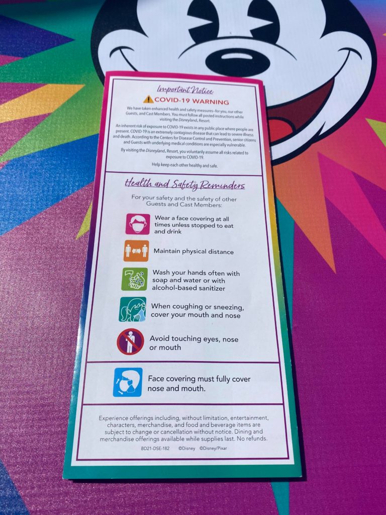 Details about  / Disneyland California Adventure Park Guide Map Spanish Mickey Mouse 2018